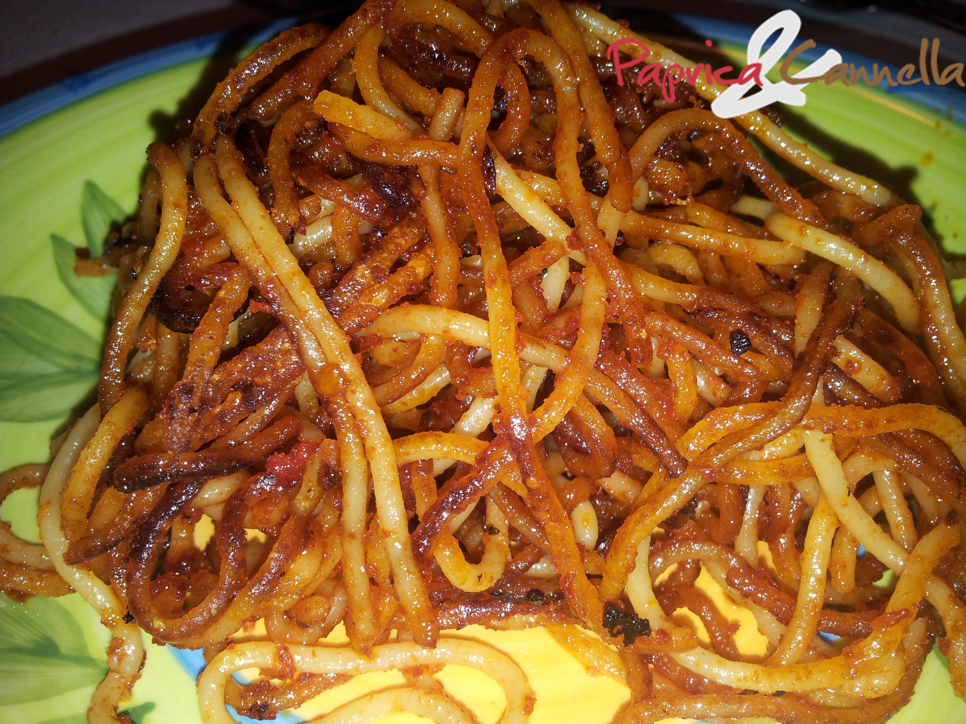 Spaghetti fritti un riciclo godurioso