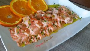 salmone agli agrumi - paprica e cannella